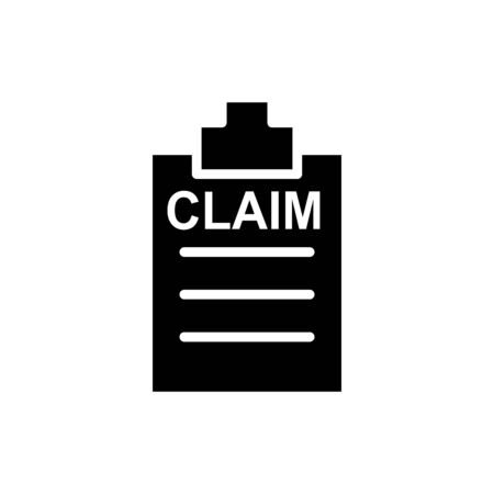 Claim icon, vector illustrationのイラスト素材