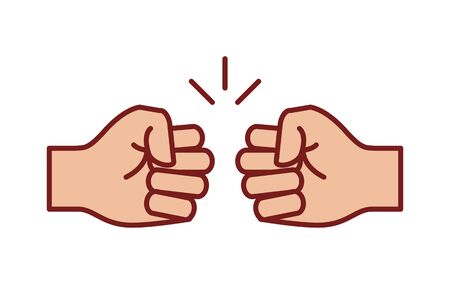 Fist Bump icon - vectorのイラスト素材
