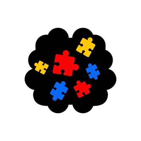 Autism icon, vectorのイラスト素材