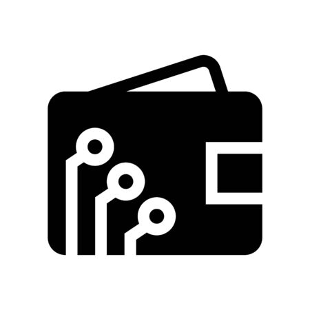 Digital wallet, vectorのイラスト素材