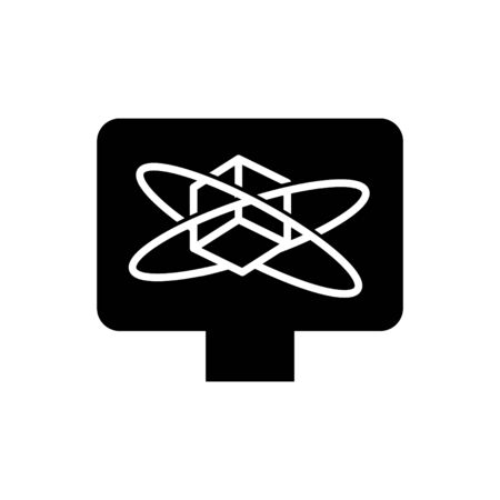 Simulation icon, vectorのイラスト素材