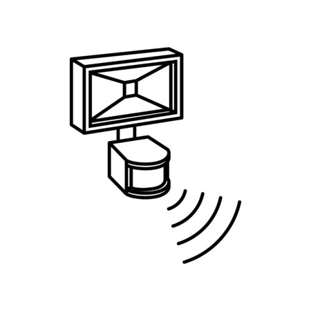 Motion sensor iconのイラスト素材