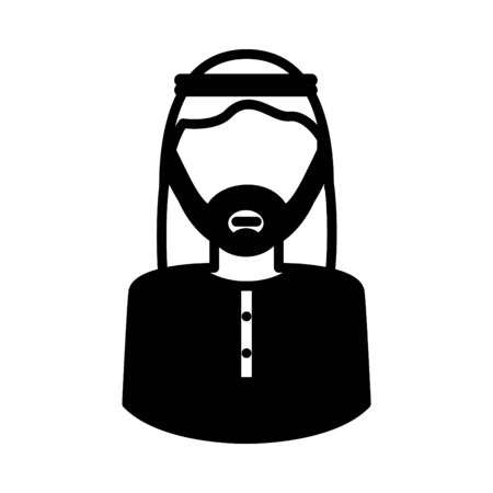 Arabic man iconのイラスト素材