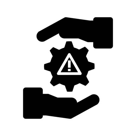 Risk icon vector illustrationのイラスト素材