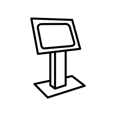 Kiosk icon, vector illustrationのイラスト素材