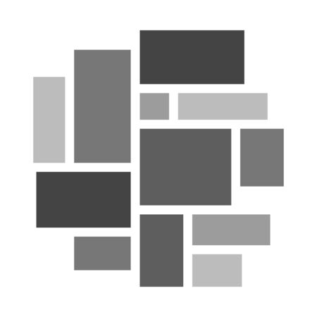 Templates collage framesのイラスト素材