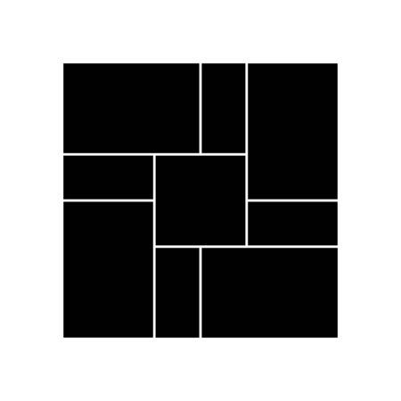 Templates collage framesのイラスト素材