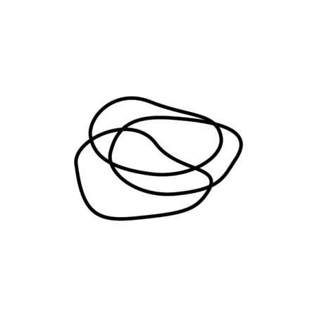 Rubber band iconのイラスト素材