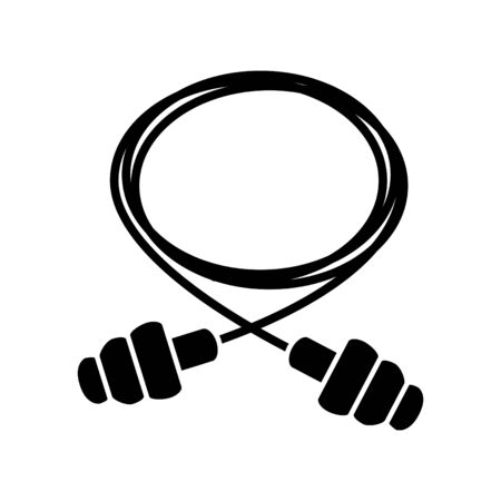 earplug icon, vector illustrationのイラスト素材