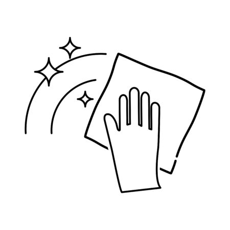 Easy clean iconのイラスト素材