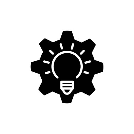 proactive Icon, vector line illustrationのイラスト素材