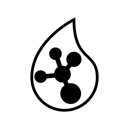 Acid drop icon, vector illustrationのイラスト素材