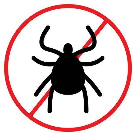 Tick icon insect icon, vector illustrationのイラスト素材