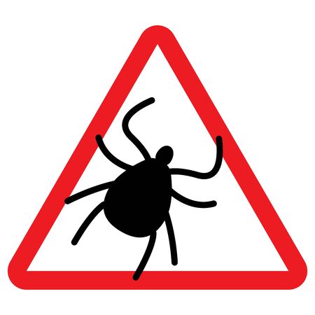 Tick icon insect icon, vector illustrationのイラスト素材