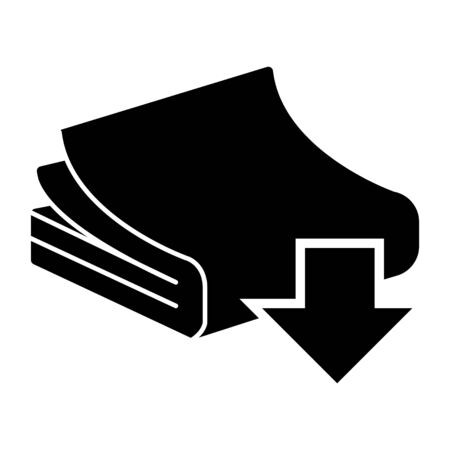 catalog icon, vector line illustrationのイラスト素材