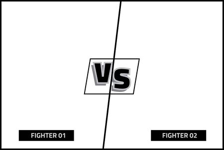 VS Versus screen, Vector Illustrationのイラスト素材