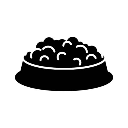 Dog bowl food icon, vector illustrationのイラスト素材