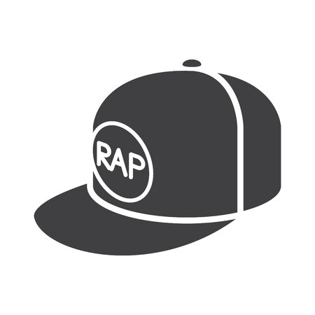 Cap icon, vector line illustrationのイラスト素材
