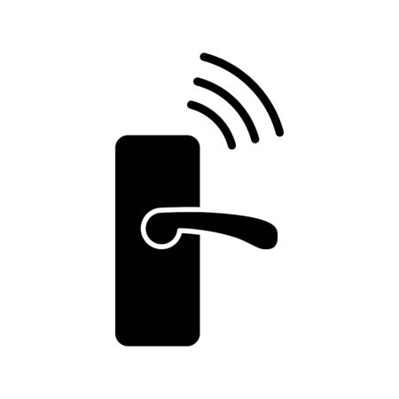 Wireless door icon, vector illustrationのイラスト素材