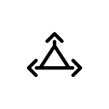 flexibility icon, vector illustration