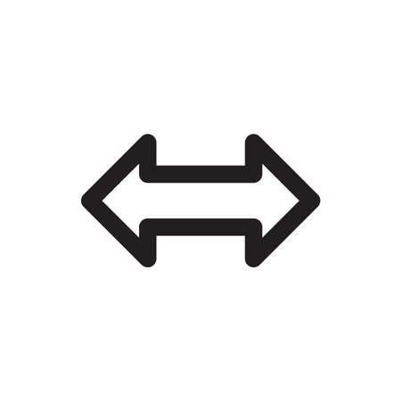 Two side icon, vector illustrationのイラスト素材
