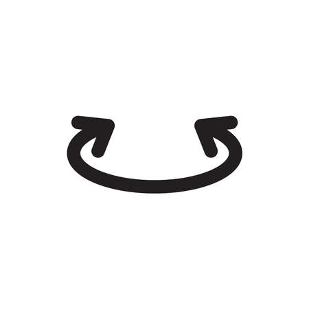 Two side icon, vector illustrationのイラスト素材