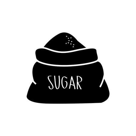 sugar icon, vector illustrationのイラスト素材