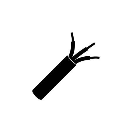 Electric cable icon, wire icon - vector illustration.のイラスト素材
