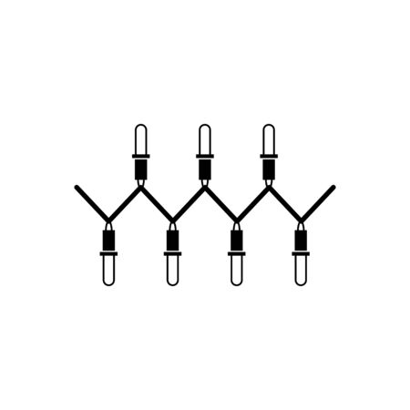 Christmas light icon - vector illustration.のイラスト素材