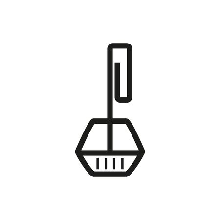 Toilet Rim Block iconのイラスト素材