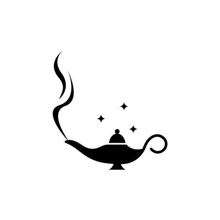 Magic lamp icon, vector illustrationのイラスト素材