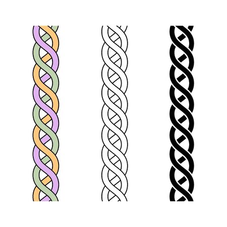 Collagen icon, vector line illustrationのイラスト素材