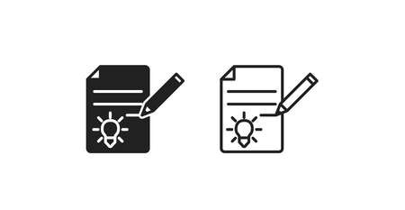 brief icon, vector illustrationのイラスト素材