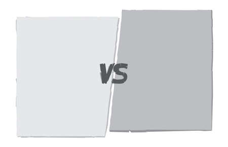 VS Versus screen, vectorのイラスト素材