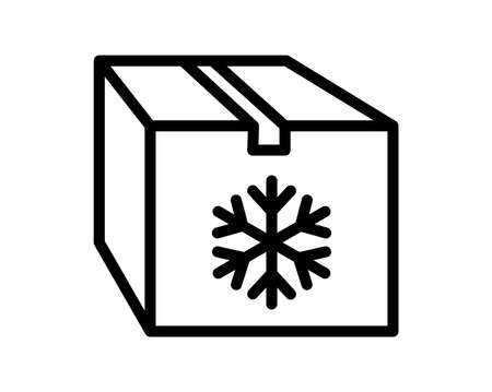 Cold box iconのイラスト素材