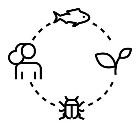 Biodiversity iconのイラスト素材