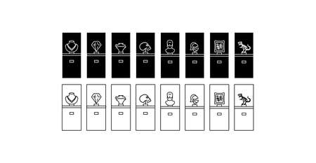 Museum iconのイラスト素材