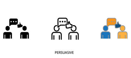 Persuasive iconのイラスト素材