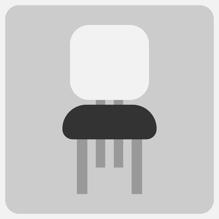 Flat icon-chairのイラスト素材
