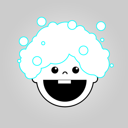 Baby bath iconのイラスト素材