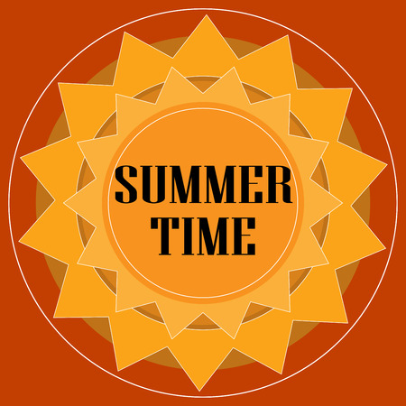 Summer Time vectorのイラスト素材