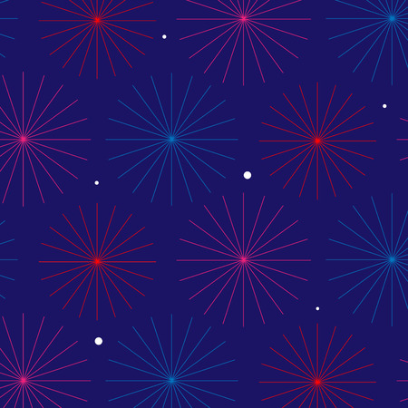 Firework pattern designのイラスト素材