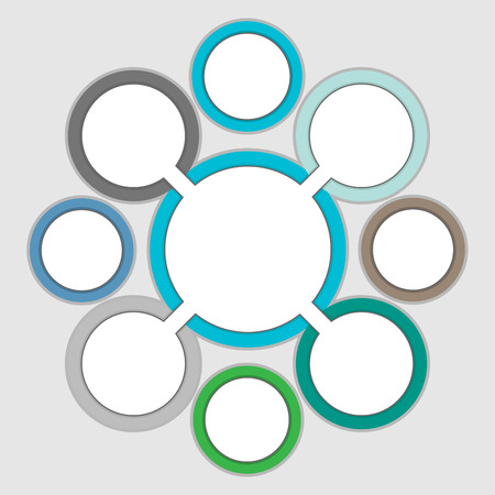 Abstract infographics template designのイラスト素材