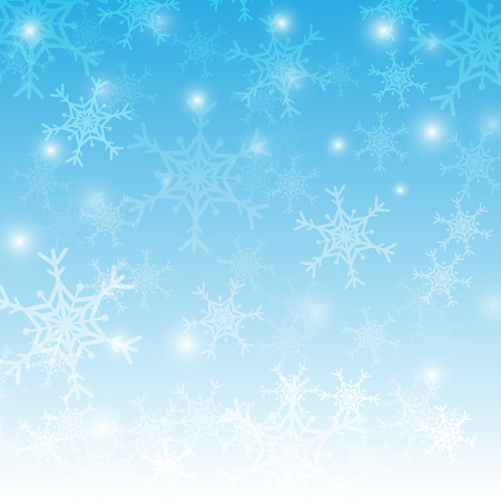 Snow in winter vector designのイラスト素材