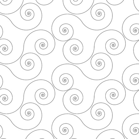 Spiral pattern designのイラスト素材