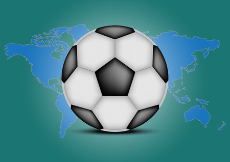 Soccer ball background vectorのイラスト素材