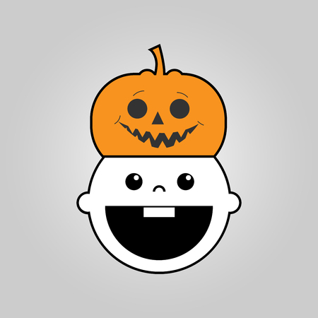 Baby costume for halloween vector designのイラスト素材