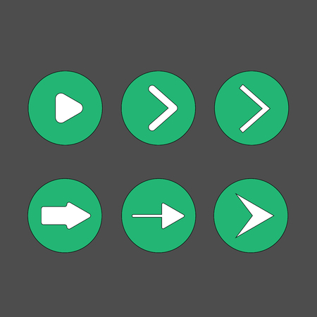 Next icon vector designのイラスト素材