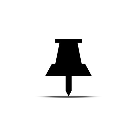 pin icon vector designのイラスト素材