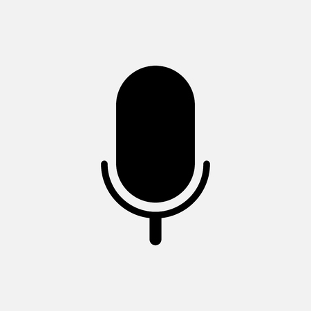 Microphone icon vector signのイラスト素材